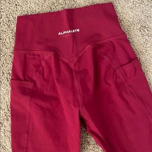 Alphalete AlphaLux Raspberry Leggings